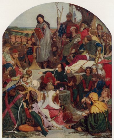 Geoffrey Chaucer at the Court of King Edward III of England by Ford Madox Brown